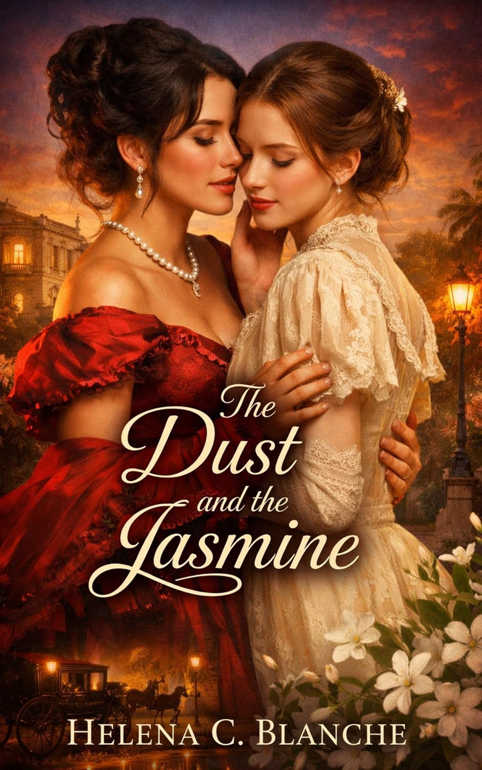 The Dust and the Jasmine by Helena C. Blanche book cover