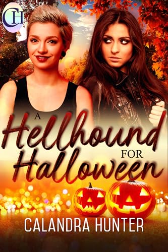 A Hellhound for Halloween by Calandra Hunter book cover