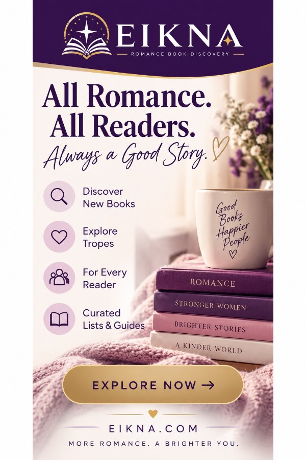 EIKNA romance book discovery: discover new books, explore tropes, curated lists and guides for every reader